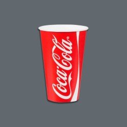 12oz Coke Cold Drink Paper Cup