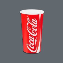 16oz Coke Cold Drink Paper Cup
