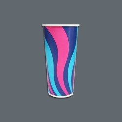 22oz Go-Chill Cold Drink Paper Cups