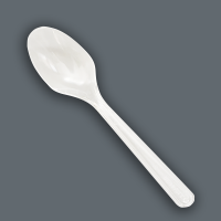 Clear Reusable Plastic Spoon