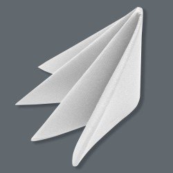 White Airlaid Napkin 1-Ply 1/4 40x40 cm
