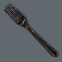 Black Reusable Plastic Fork