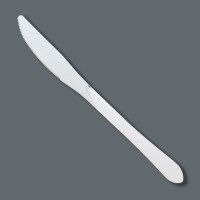 White Reusable Plastic Knife
