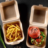 Infinity HP6 White Burger Box