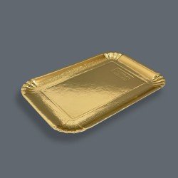 Gold Serving Tray 395mm x 295mm