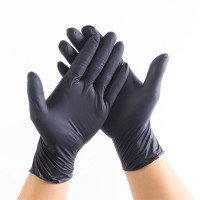 Black Nitrile Gloves - Powder Free | XS/S/M/L/XL