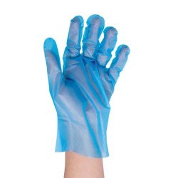 TPE Blue Gloves Powder Free