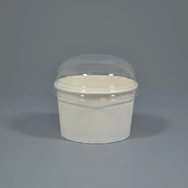 4oz White Paper Ice Cream Tubs