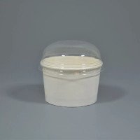 4oz White Paper Ice Cream Tubs