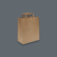 Plain Brown Small SOS Carrier Bags - GreenFeel