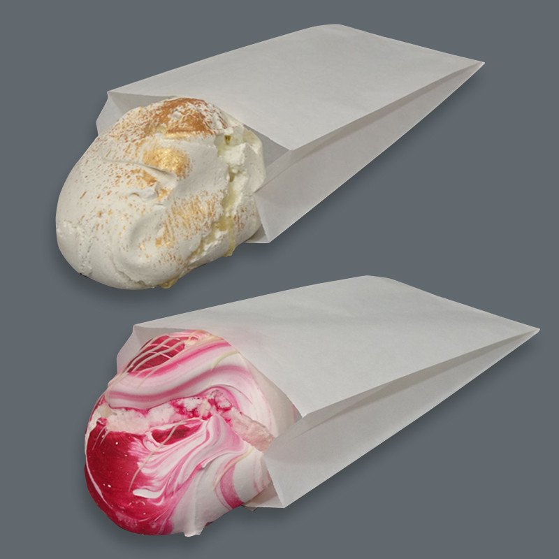 White Compostable Bakery Bags