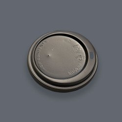 Black Lids To Fit 12/16/20oz Paper Cups - GreenFeel