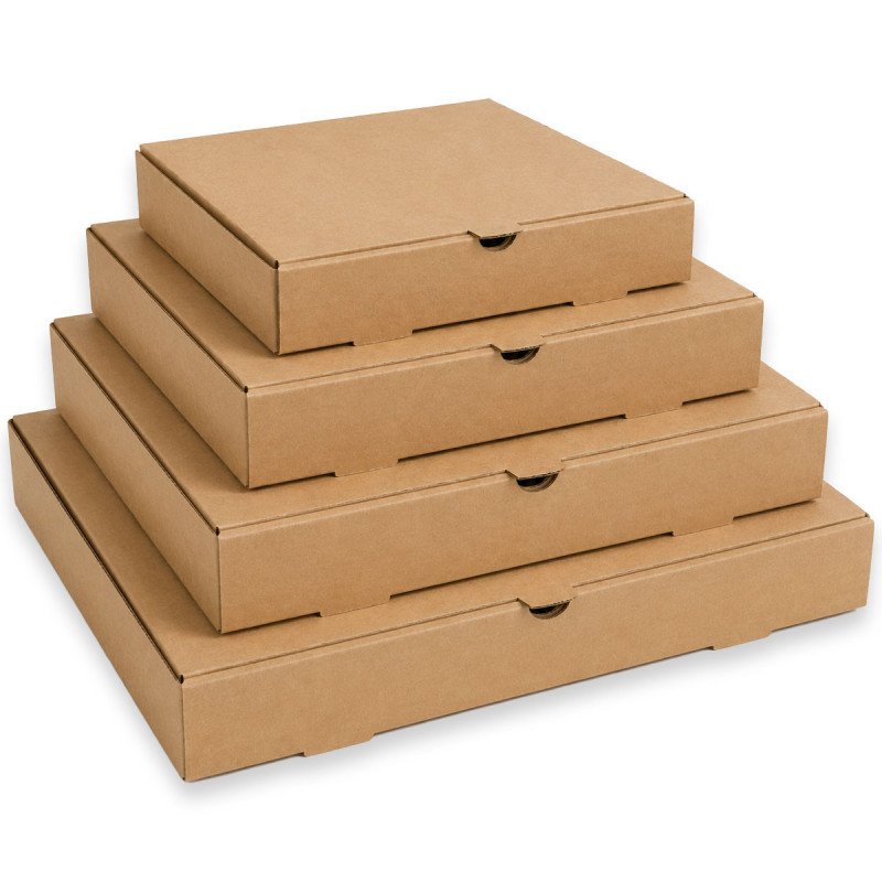 Brown Pizza Boxes | 7, 9, 10 & 12 Inch