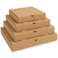 Brown Pizza Boxes | 7, 9, 10 & 12 Inch