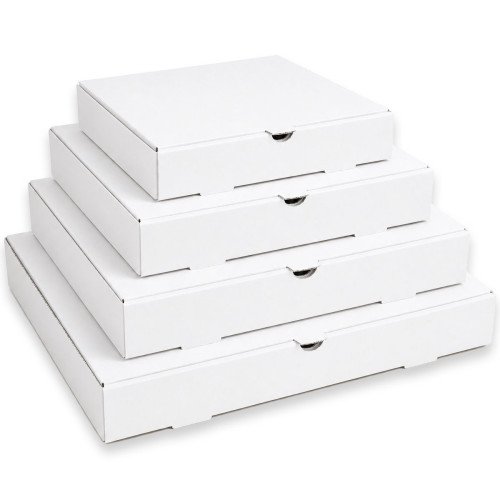 White Pizza Boxes | 7, 9, 10 & 12 Inch