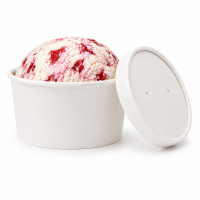 12oz Ice Cream Tubs with Lids Fridge/Freezer Safe