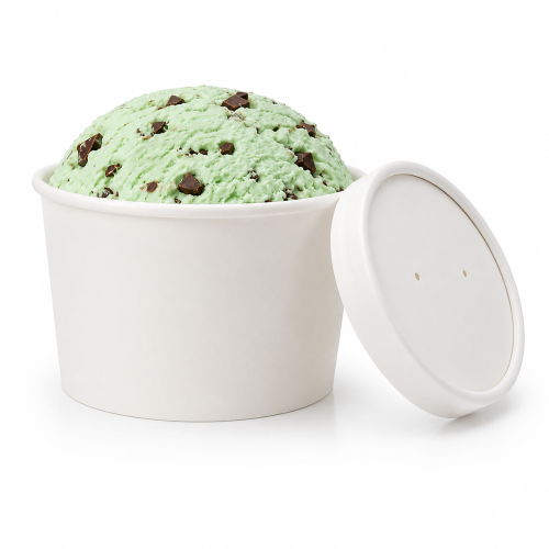 16oz Ice Cream Tubs with Lids Fridge/Freezer Safe