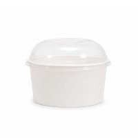 4oz White Paper Ice Cream Tubs