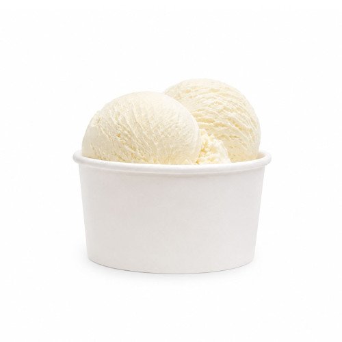 4oz White Paper Ice Cream Tubs