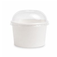 6oz White Paper Ice Cream Tubs