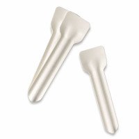 Paper Ice Cream Spoons - White 95mm