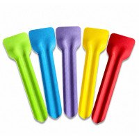 Paper Ice Cream Spades - Multicoloured Paper Spoons
