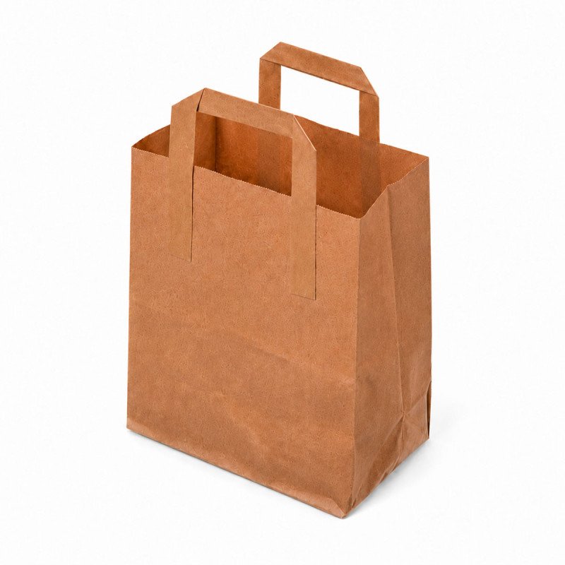 Brown Paper Bags with Handles | Small, Medium & Large