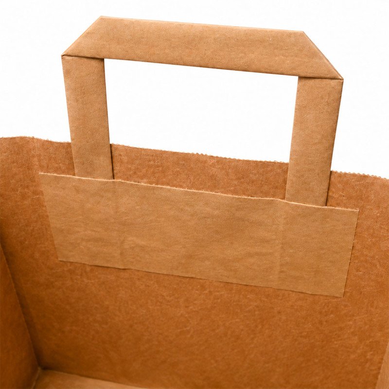 Extra-Strong Kraft Paper Bags with Reinforced Handles