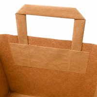 Extra-Strong Kraft Paper Bags with Reinforced Handles