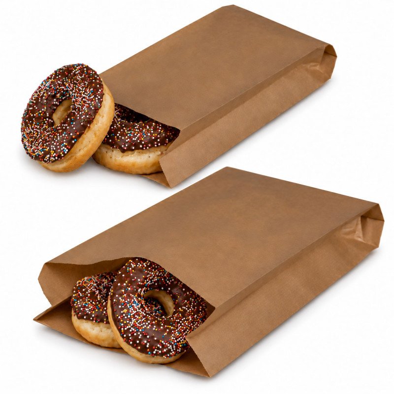 Kraft Bakery Paper Bags | Pastry & Cookie Bags