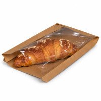 Kraft Bakery Paper Bags with Window