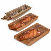 Kraft Bakery Paper Bags with Window