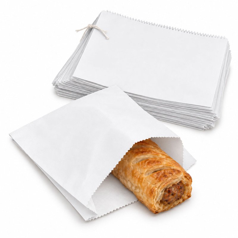 White Strung Paper Bags | Counter Bags