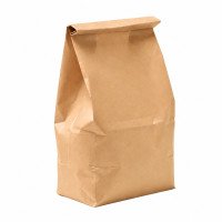Kraft Paper Grab Bags | Small & Large Block Bottom Bags