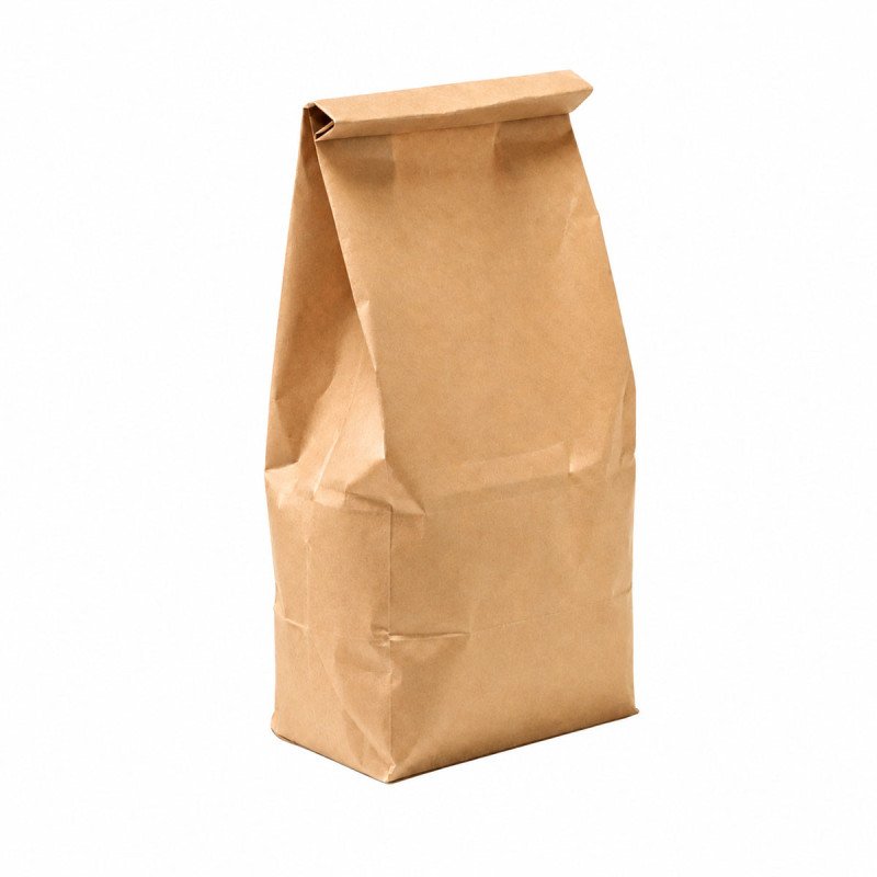 Kraft Paper Grab Bags | Small & Large Block Bottom Bags