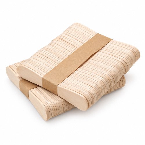Magnum-Shaped Wooden Ice Cream Sticks