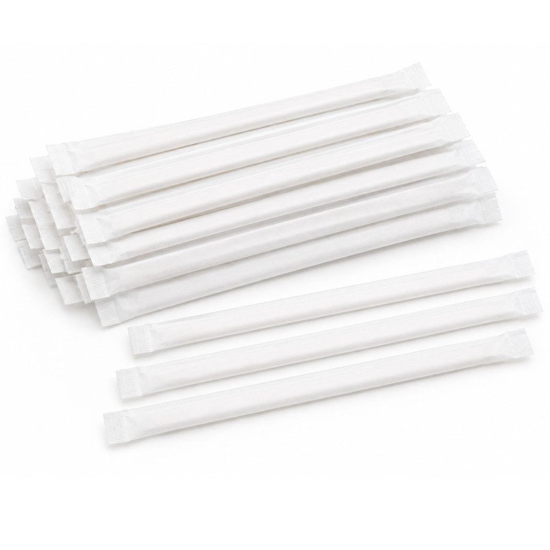 Individually Wrapped Wooden Coffee Stirrers - 5.5", 7"