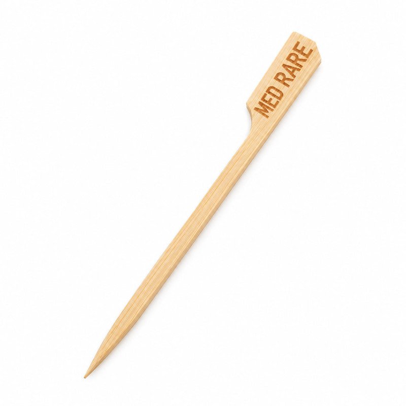 Bamboo Steak Markers | Rear to Well Done