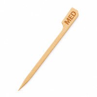 Bamboo Steak Markers | Rear to Well Done