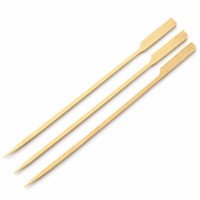 Long Bamboo Paddle Skewers – 250mm | GreenFeel