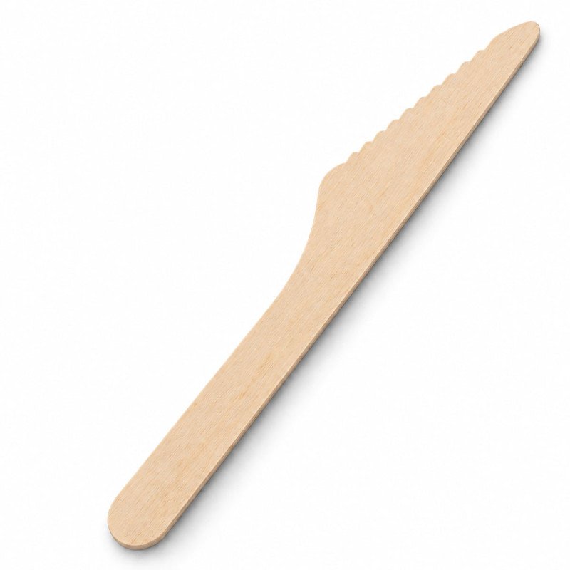 Disposable Wooden Knives – 160mm | GreenFeel