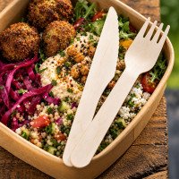 Disposable Wooden Knives – 160mm | GreenFeel