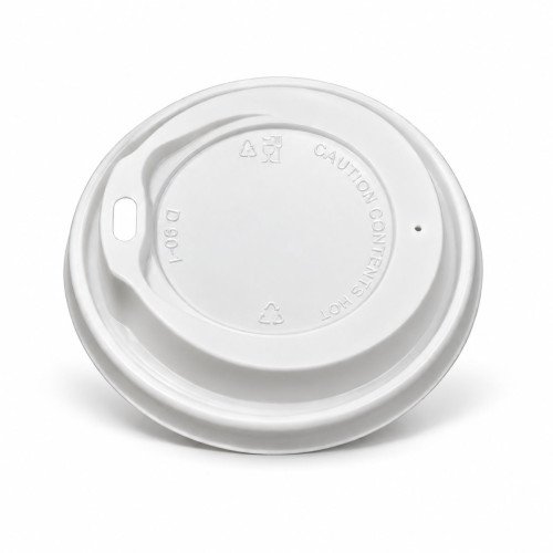 12/16/20oz White Sip Through Coffee Cup Lids