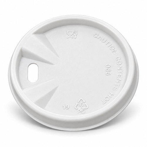 4oz White Sip Through Coffee Cup Lids