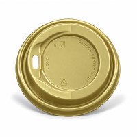 12/16/20oz Gold Sip-Through Coffee Cup Lids