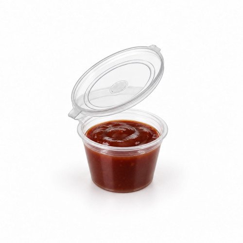 1oz Portion Pots & Hinged Lids - GreenFeel
