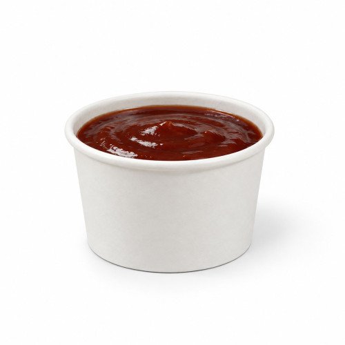 4oz White Paper Sauce Container