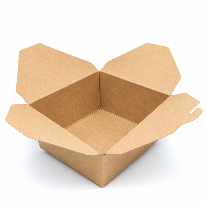 46oz Brown Takeaway Deli Food Boxes - GreenFeel