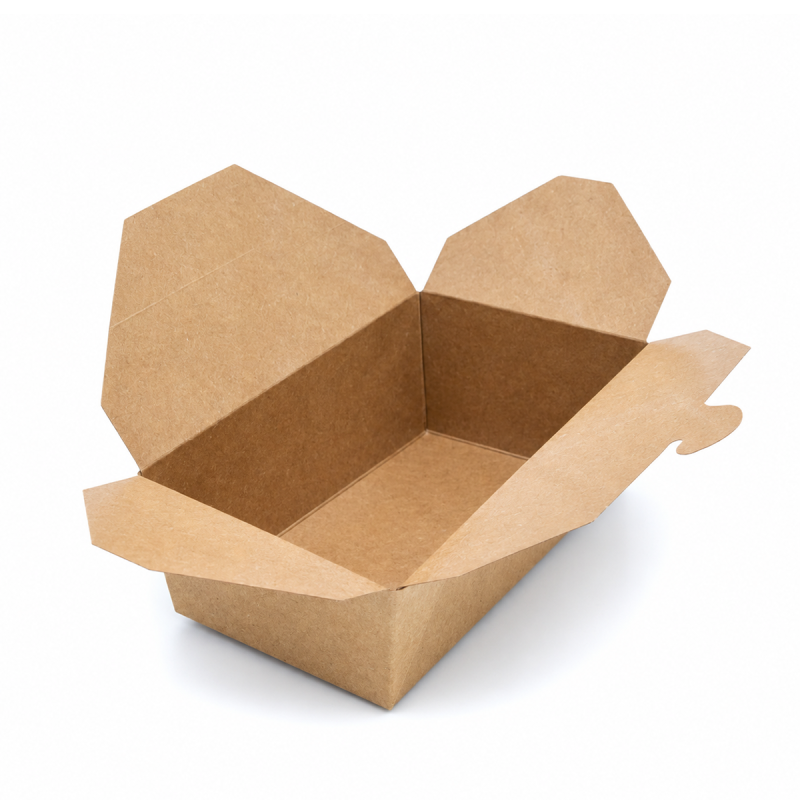 25oz Brown Takeaway Deli Food Boxes - GreenFeel