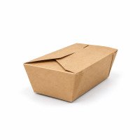 25oz Brown Takeaway Deli Food Boxes - GreenFeel